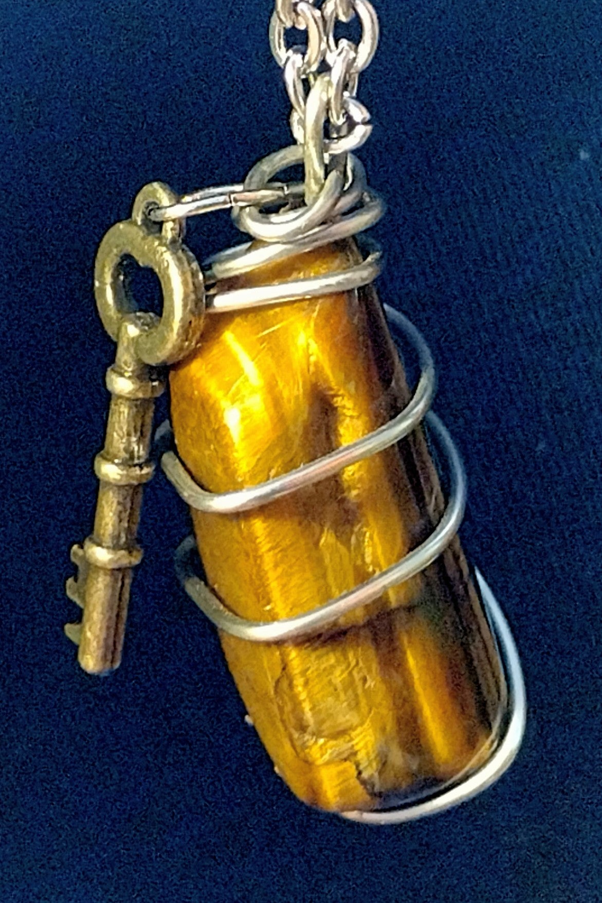 tiger's eye necklace