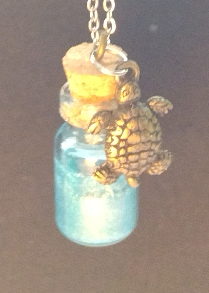 resin potion bottle necklace